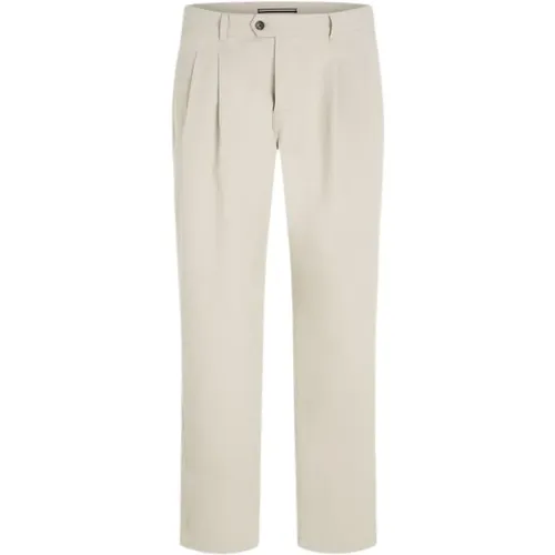 Wide-leg Pleated Chino Pants , male, Sizes: W31, W36, W33, W32, W34 - Tommy Hilfiger - Modalova