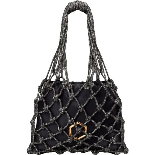 Carrie Sparkling Mini Bag , female, Sizes: ONE SIZE - Hibourama - Modalova