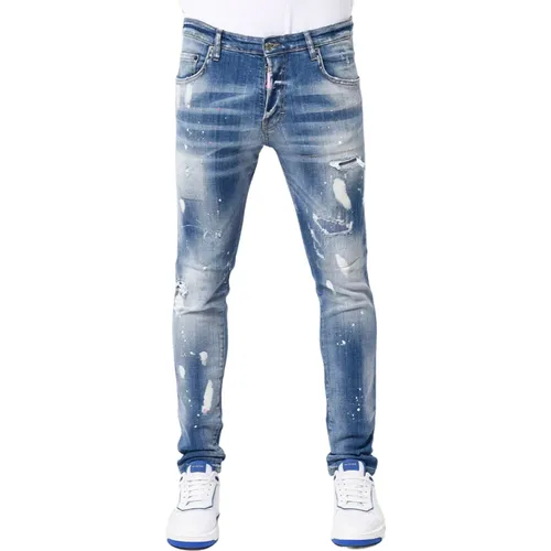 Skinny Bluejeans in Weißem Denim , Herren, Größe: W34 - My Brand - Modalova