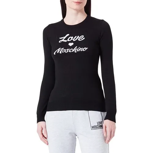 Sweaters by , female, Sizes: XS - Love Moschino - Modalova
