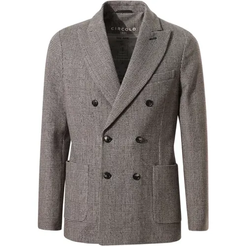 Jackets Grey , male, Sizes: L, XL - Circolo 1901 - Modalova
