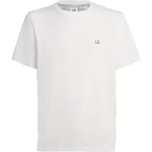 Goggle Kapuzen-T-Shirt mit Grafikdruck , Herren, Größe: 2XL - C.P. Company - Modalova