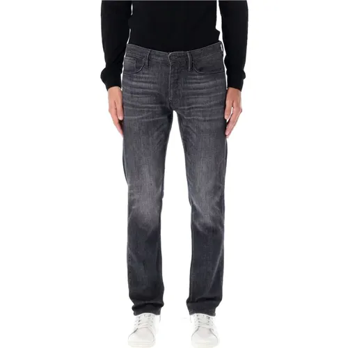 Slim-Fit Denim Jeans Aw24 , Herren, Größe: W33 - Emporio Armani - Modalova