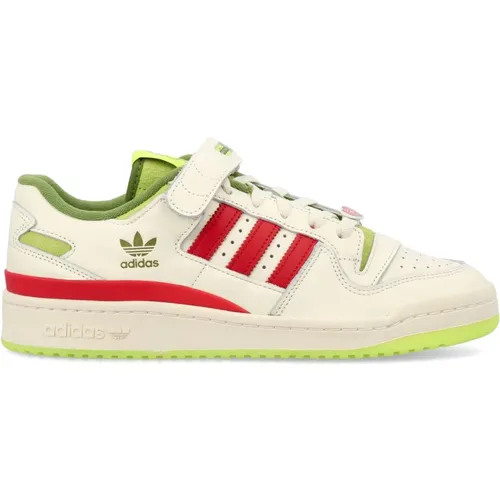 Grinch Sneakers White Red Green , female, Sizes: 7 1/2 UK - Adidas - Modalova