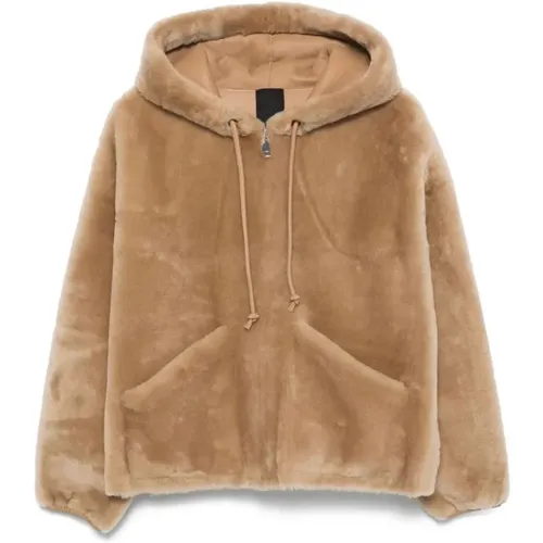 Wendbare Shearling Winterjacke - Blancha - Modalova