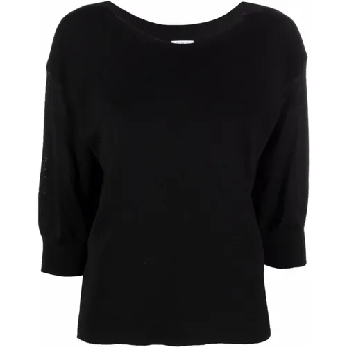 Casual Sweater with Viscose Cotton , female, Sizes: 2XS - Malo - Modalova