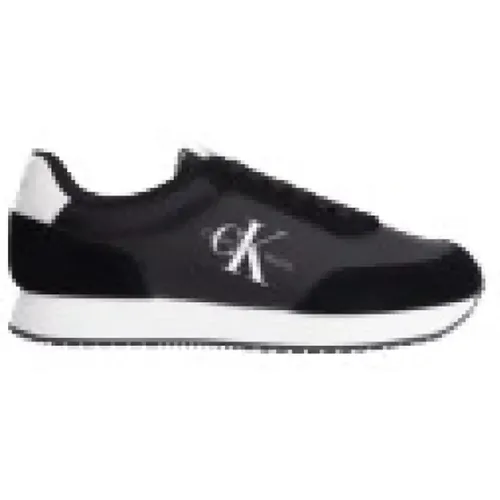 Retro Runner Mono Shoes , male, Sizes: 12 UK, 10 UK, 8 UK, 6 UK, 7 UK, 11 UK, 9 UK - Calvin Klein - Modalova