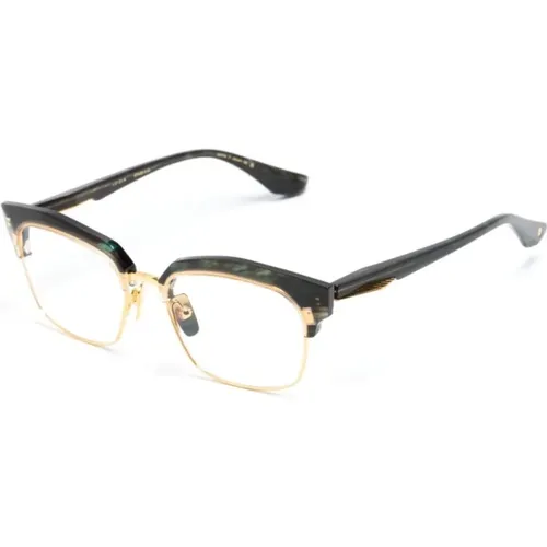 Goldene Optische Brille für den täglichen Gebrauch , unisex, Größe: 55 MM - Dita - Modalova