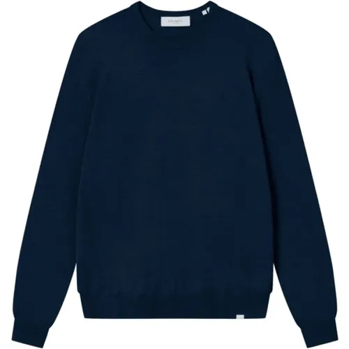 Greyson Merino Strickpullover - Dunkelblau - Les Deux - Modalova