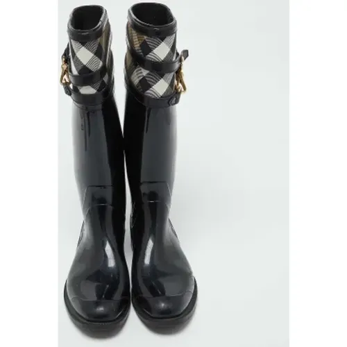 Pre-owned Canvas boots , female, Sizes: 5 UK - Burberry Vintage - Modalova