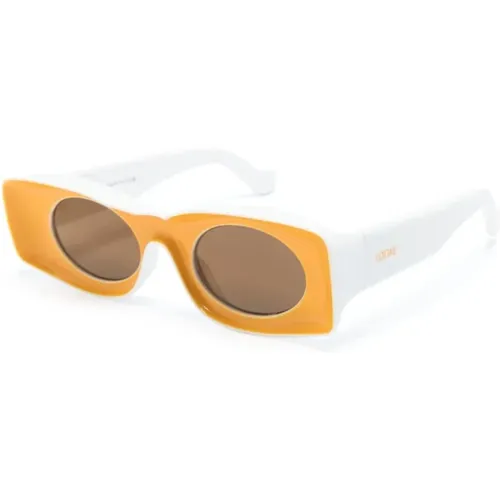 Yellow Sunglasses for Everyday Use , female, Sizes: 49 MM - Loewe - Modalova