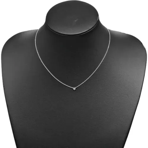 Pre-owned Silver necklaces , female, Sizes: ONE SIZE - Tiffany & Co. Pre-owned - Modalova