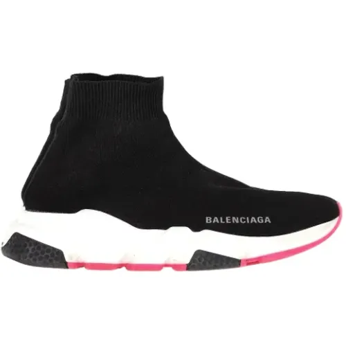 Pre-owned Polyester sneakers , female, Sizes: 4 1/2 UK - Balenciaga Vintage - Modalova