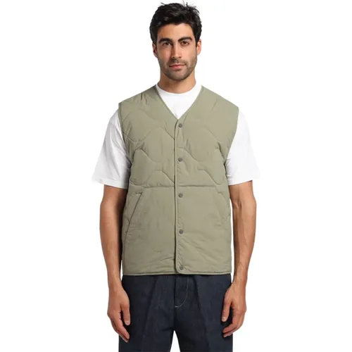 Quilted Vegan Thermore Vest , male, Sizes: L - closed - Modalova
