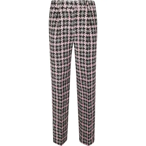 Schwarze Hose - Pantalone/Pants , Damen, Größe: XS - MSGM - Modalova