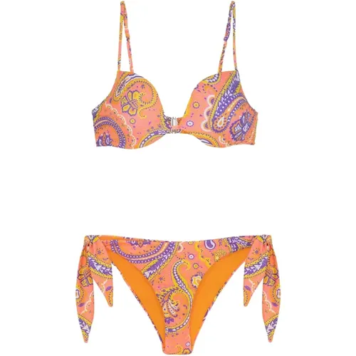 Bikini Push-Up UND Verstellbare Sunrise-Slips , Damen, Größe: M - F**k - Modalova