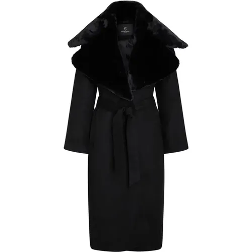 Schwarze Women Catarinabbfurra Coat Jacke , Damen, Größe: 2XL - Bruuns Bazaar - Modalova