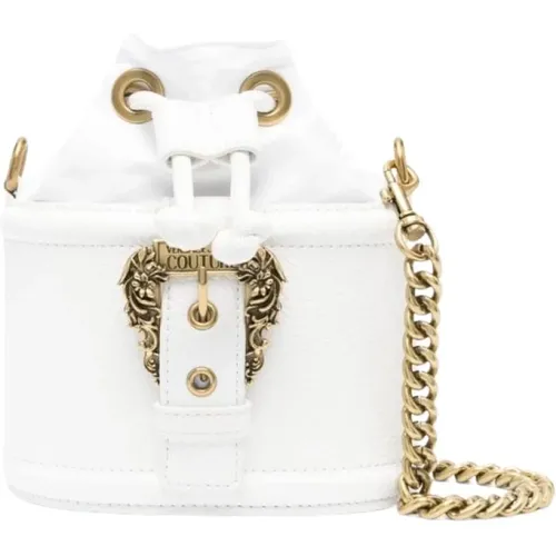 Wunderschöne Weiße Handtasche für Frauen , Damen, Größe: ONE Size - Versace Jeans Couture - Modalova