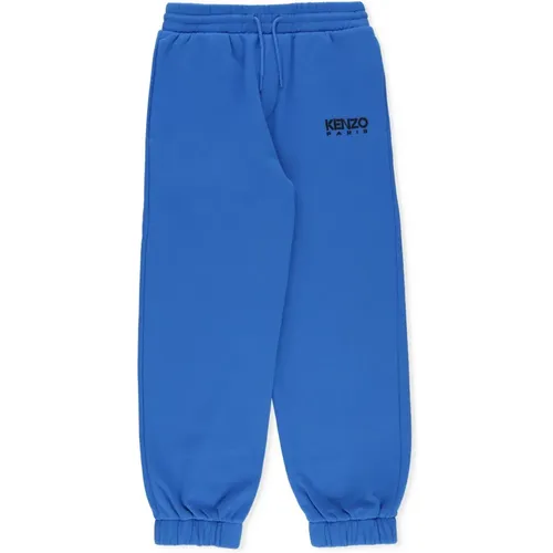 Blaue Baumwollhose für Jungen - Kenzo - Modalova