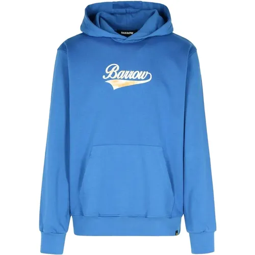 Hoodie mit Logo-Print , Herren, Größe: S - BARROW - Modalova