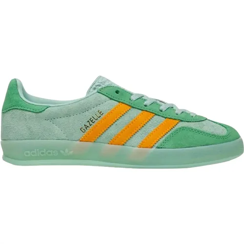 Limited Edition Yellow Gazelle Indoor Shoes , unisex, Sizes: 10 UK, 10 2/3 UK, 6 2/3 UK, 4 UK, 5 1/3 UK, 2 2/3 UK, 8 UK, 6 UK, 3 1/3 UK, 9 1/3 UK, 8 2 - Adidas - Modalova