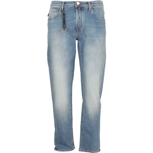 Comfort Wash Denim Jeans , male, Sizes: W34 - Incotex - Modalova