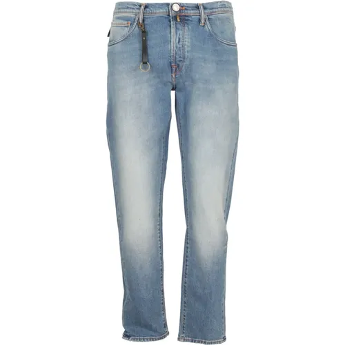 Komfort Wasch Denim Jeans , Herren, Größe: W34 - Incotex - Modalova