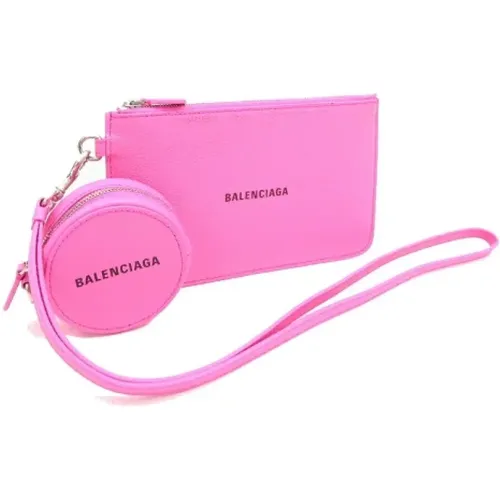 Pre-owned Leather pouches , female, Sizes: ONE SIZE - Balenciaga Vintage - Modalova