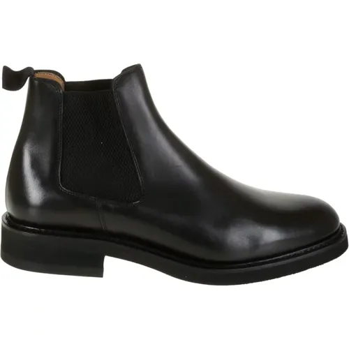 Leather Ankle Boot , male, Sizes: 8 1/2 UK, 7 1/2 UK, 9 1/2 UK, 9 UK, 6 1/2 UK, 8 UK - Berwick - Modalova