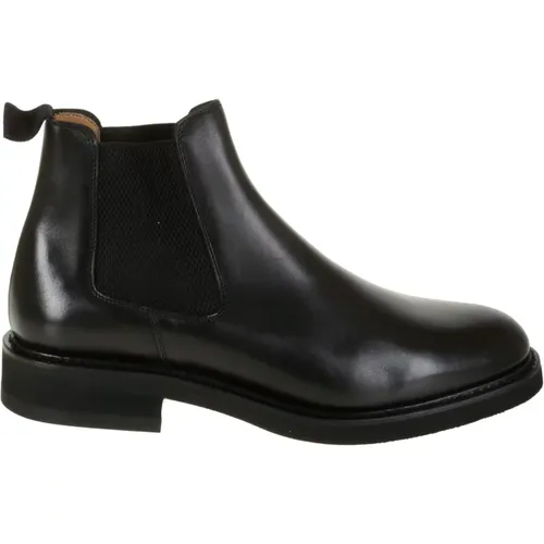 Leather Ankle Boot , male, Sizes: 9 UK, 6 1/2 UK - Berwick - Modalova
