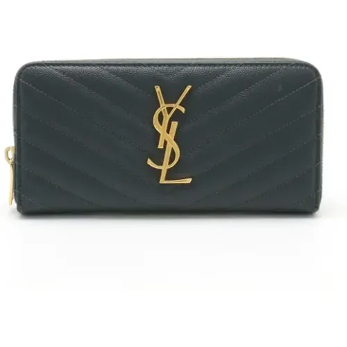 Pre-owned Leather wallets , female, Sizes: ONE SIZE - Yves Saint Laurent Vintage - Modalova