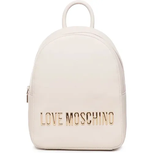 Stilvoller Rucksack mit Reißverschluss für Frauen - Love Moschino - Modalova