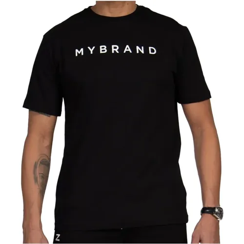Baumwoll T-shirt , Herren, Größe: M - My Brand - Modalova