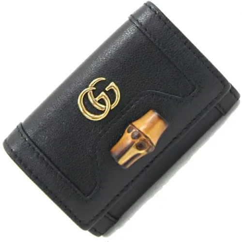 Pre-owned Leather key-holders , female, Sizes: ONE SIZE - Gucci Vintage - Modalova