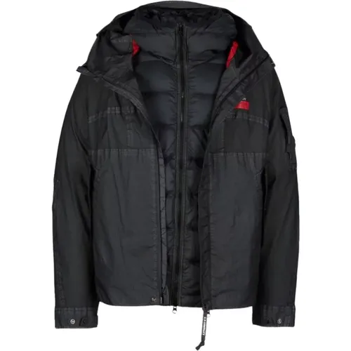 Winter Jacket, Hoody Tint , male, Sizes: L - C.P. Company - Modalova