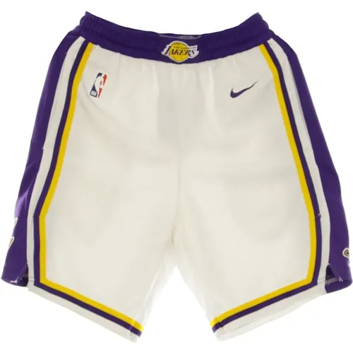 NBA Swingman Basketball Shorts Los Angeles Lakers , Herren, Größe: L - Nike - Modalova