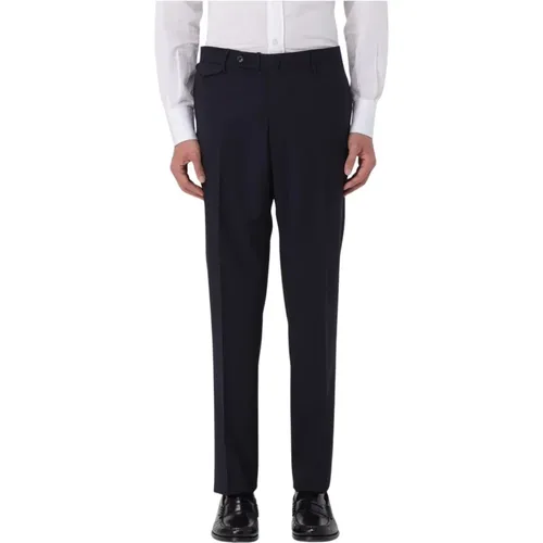 Woolen Trousers , male, Sizes: 2XL, S - Tagliatore - Modalova