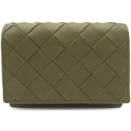 Pre-owned Leather wallets , female, Sizes: ONE SIZE - Bottega Veneta Vintage - Modalova