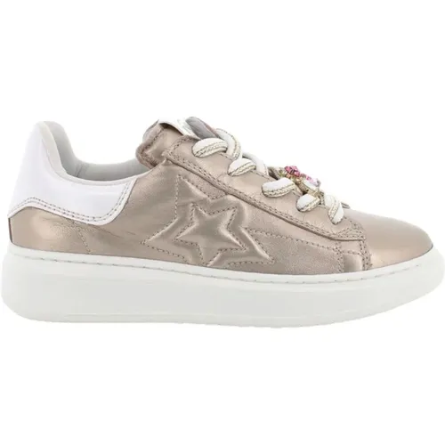 Low Top Sneakers , female, Sizes: 2 UK, 3 UK - Nerogiardini - Modalova