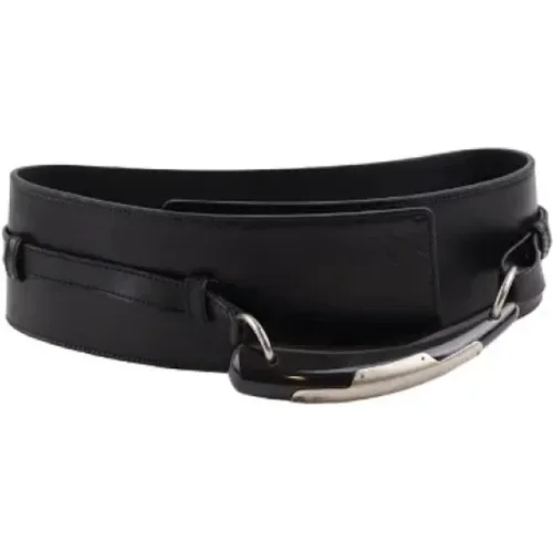 Pre-owned Leather belts , female, Sizes: ONE SIZE - Yves Saint Laurent Vintage - Modalova