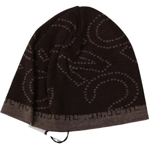 Braun Graue Beanie Mütze Wolle Acryl - Costume National - Modalova