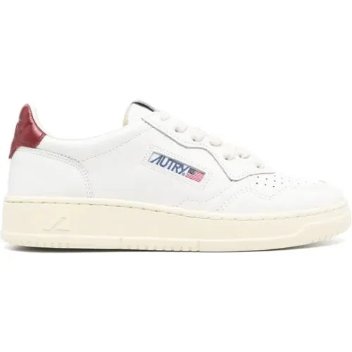 Leather Panel Sneakers , female, Sizes: 4 UK, 8 UK, 3 UK - Autry - Modalova