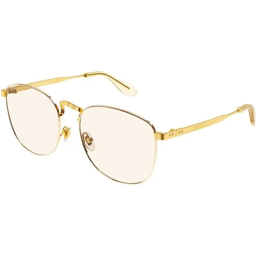 Stylish Sunglasses in Gold , unisex, Sizes: ONE SIZE - Gucci - Modalova