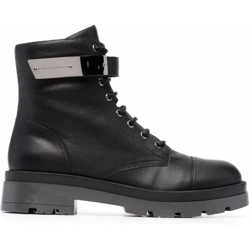 Biker , male, Sizes: 10 UK - giuseppe zanotti - Modalova