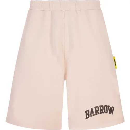 Sporty Bermuda Shorts in , male, Sizes: M, S - Barrow - Modalova