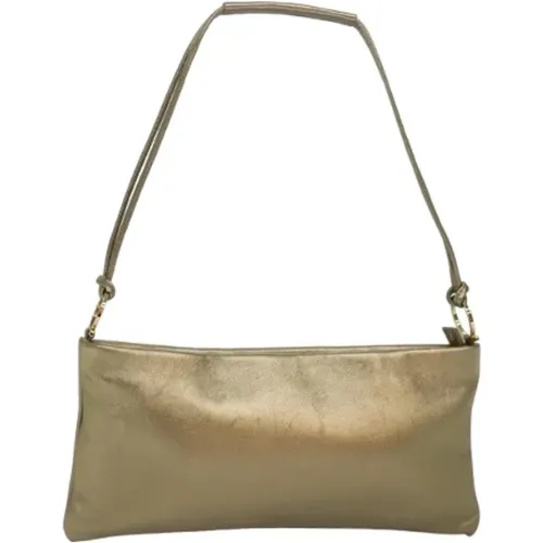 Pre-owned Leather shoulder-bags , female, Sizes: ONE SIZE - Salvatore Ferragamo Pre-owned - Modalova