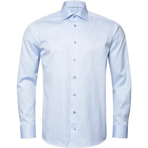 Contemporary Signature Twill Shirt , male, Sizes: 5XL - Eton - Modalova