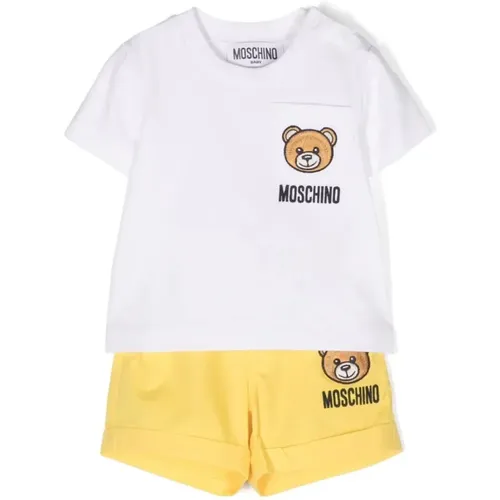 Gelbes Kleidungsset für Baby Jungen - Moschino - Modalova