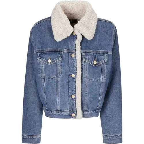 Denim Jacket Nellie Santa Cruz , female, Sizes: M - 7 For All Mankind - Modalova