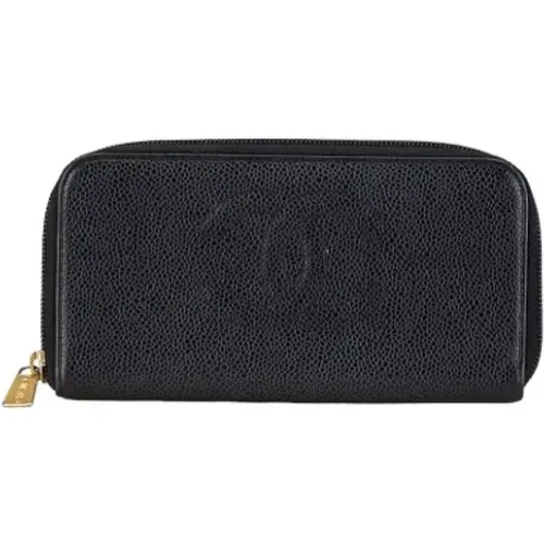 Pre-owned Leather wallets , female, Sizes: ONE SIZE - Chanel Vintage - Modalova